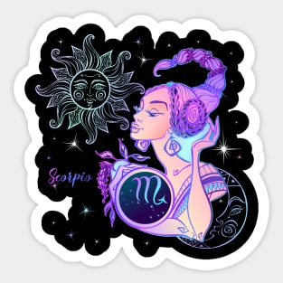 Scorpio Astrology Horoscope Zodiac Birth Sign Gift for Women Sticker